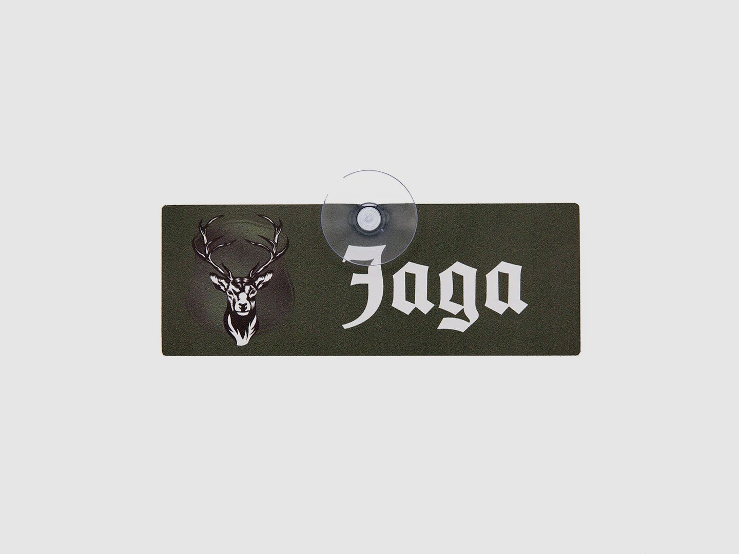 Jagdschild mit Saugnapf "Jaga"