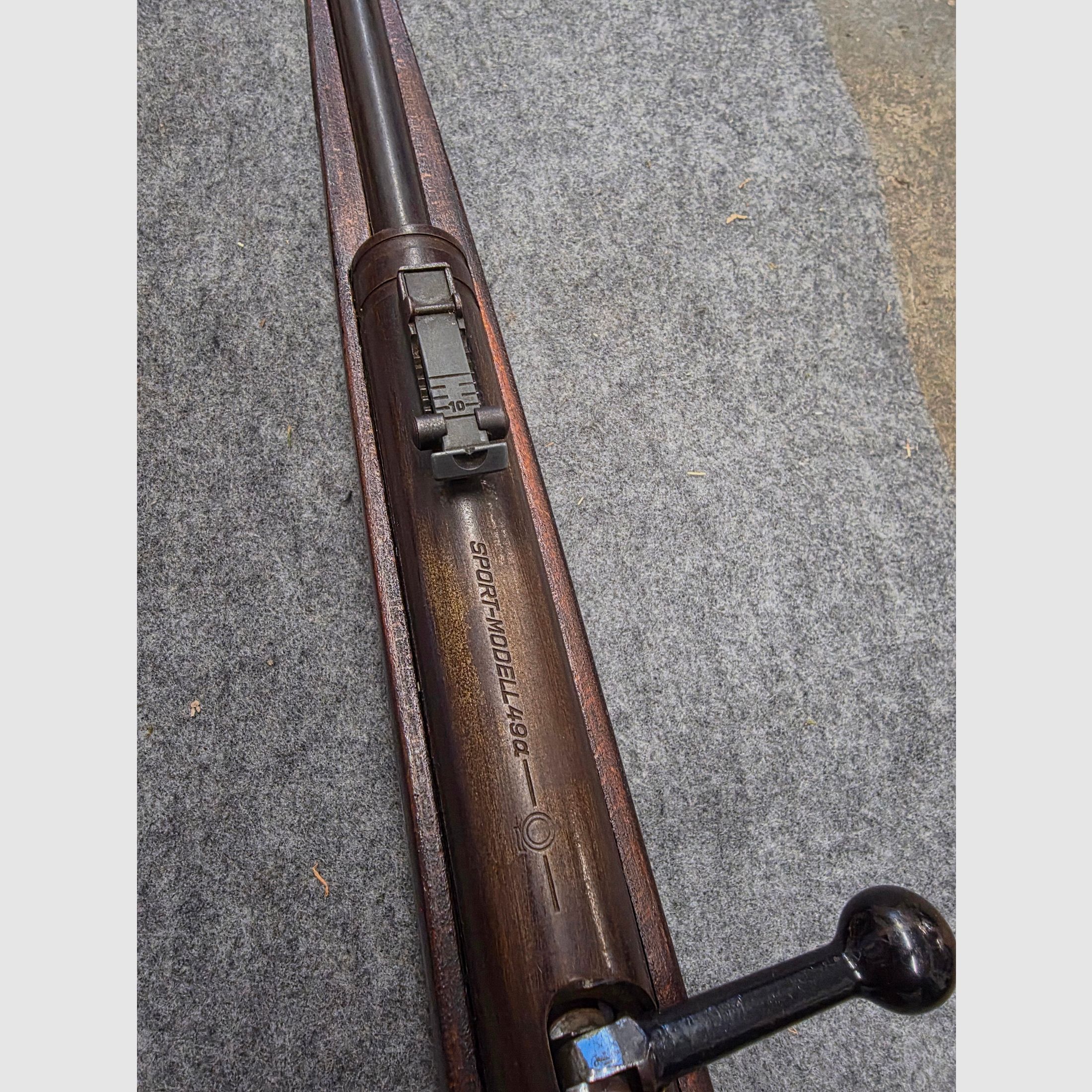 Vintage Look Retro Haenel Mod. 49a Q1 quality with laminated wood stock loader no 310