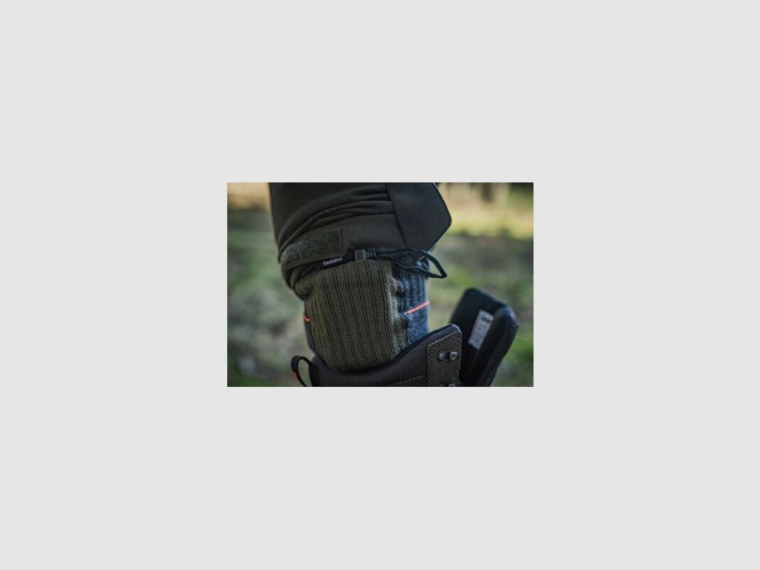 Chaussettes chauffantes Seeland Celsius vertes, image 4 sur 4