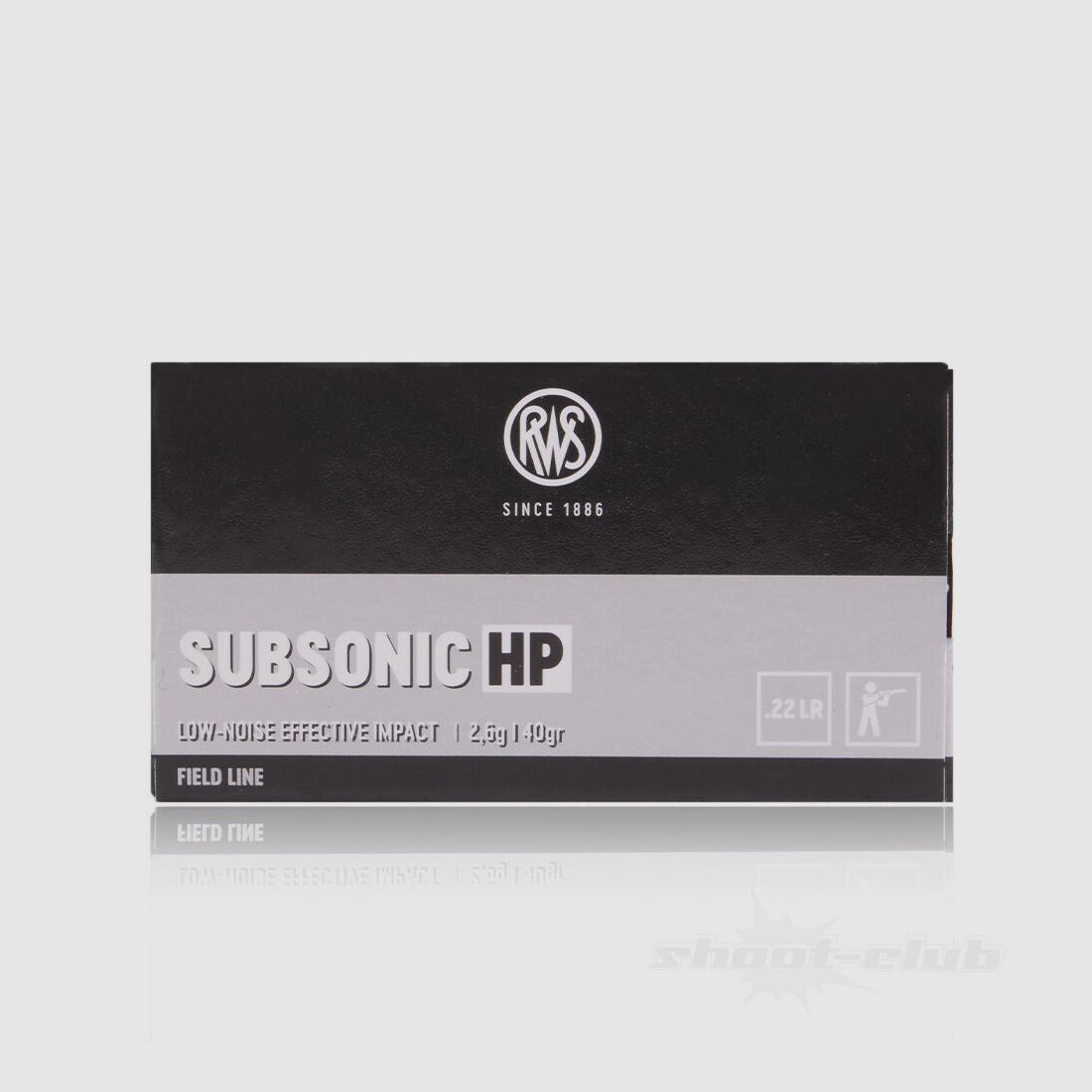 RWS Subsonic HP 40grs 50St .22lr, image 1 sur 3