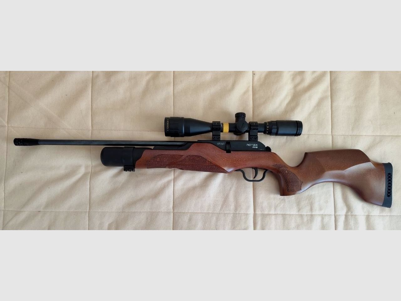 Walther Rotex RM8 z lunetą BSA 4-16x44AOEYS