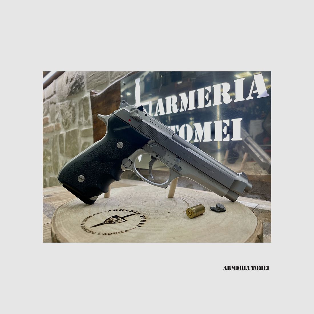 USATO – PISTOLA – BERETTA 98FS INOX cal. 9×21, immagine 3 di 5