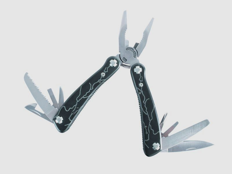 Multitool Aluminium-Griff Nylonetui mit 8 Werkzeugen