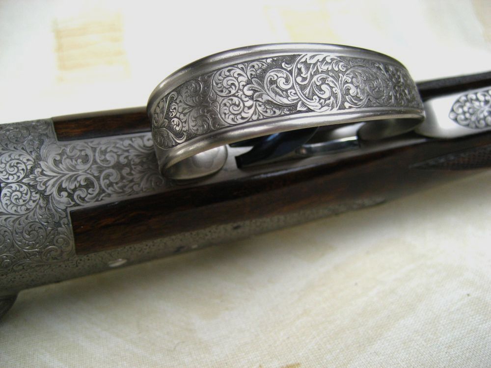 Ziegenhahn & Fils, "Berst Gun" arme d'exposition fusil à plat avec canon interchangeable