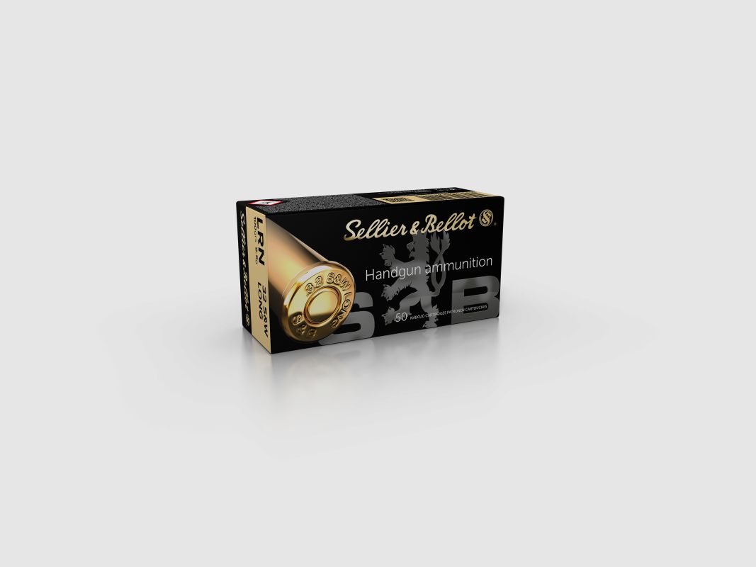 S&B 32 S&W LONG 100 GRS / 6.45 G LRN 50 PCS, image 1 of 3