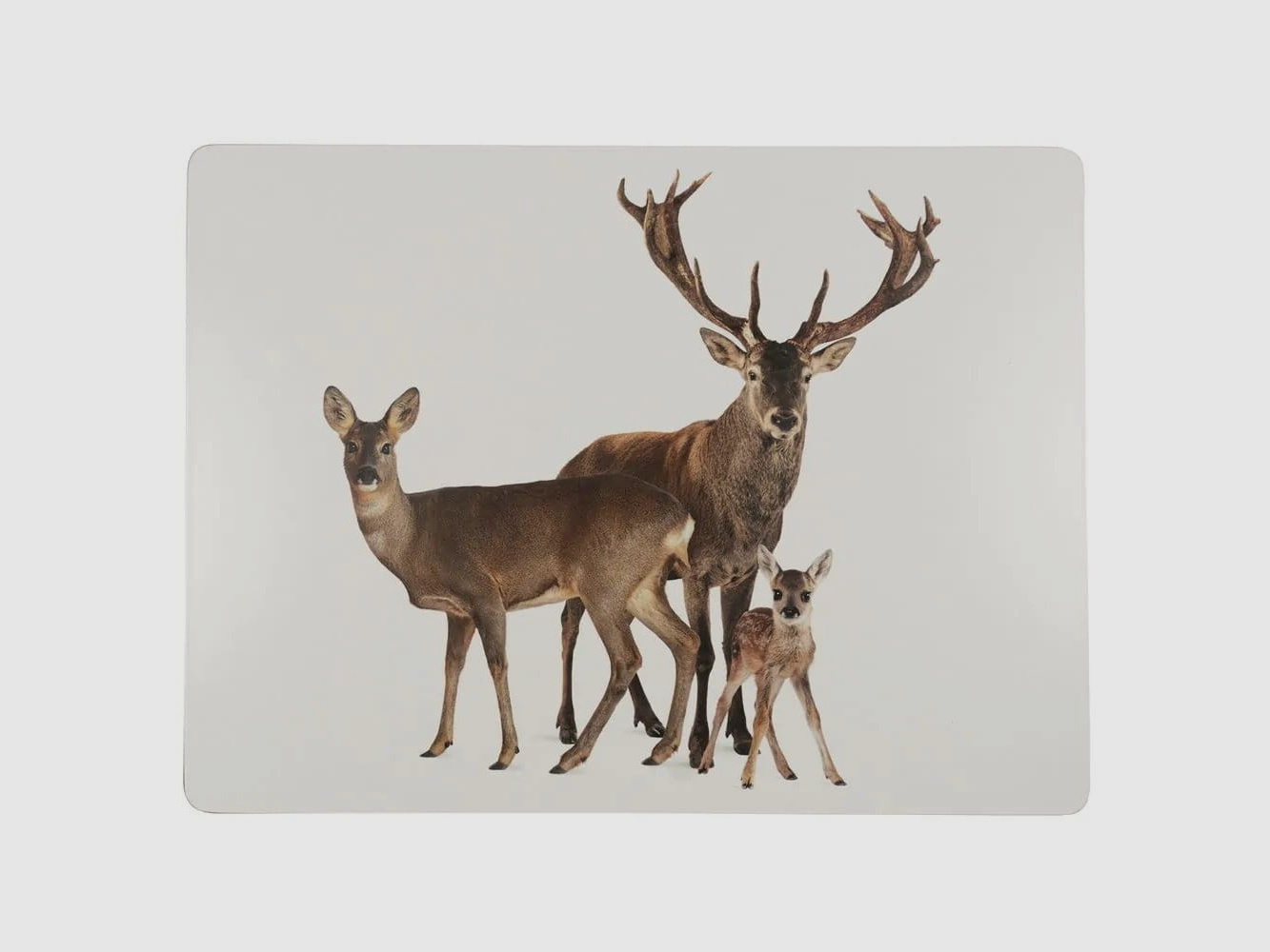 LivingActive Table Set Red Deer Family 30x40 cm - 4 pcs.