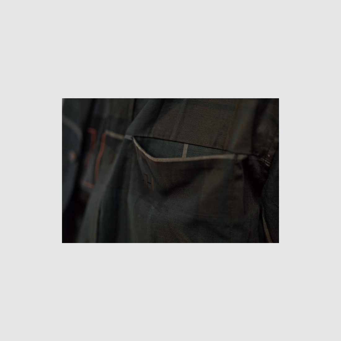 Härkila Akse long-sleeved shirt Shadow Brown Check (107238009), image 3 of 9