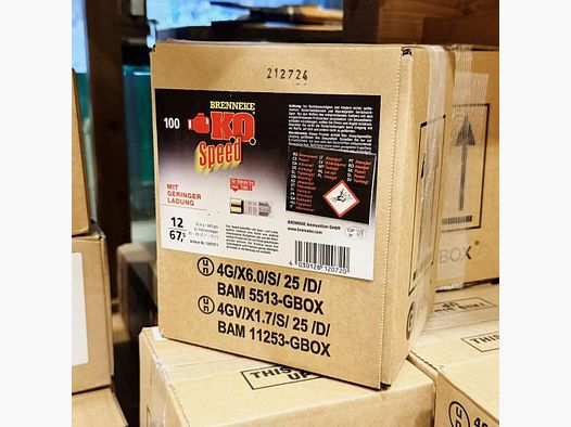 BRENNEKE K.O. Speed 12/67,5 proiettili per fucile a bassa carica