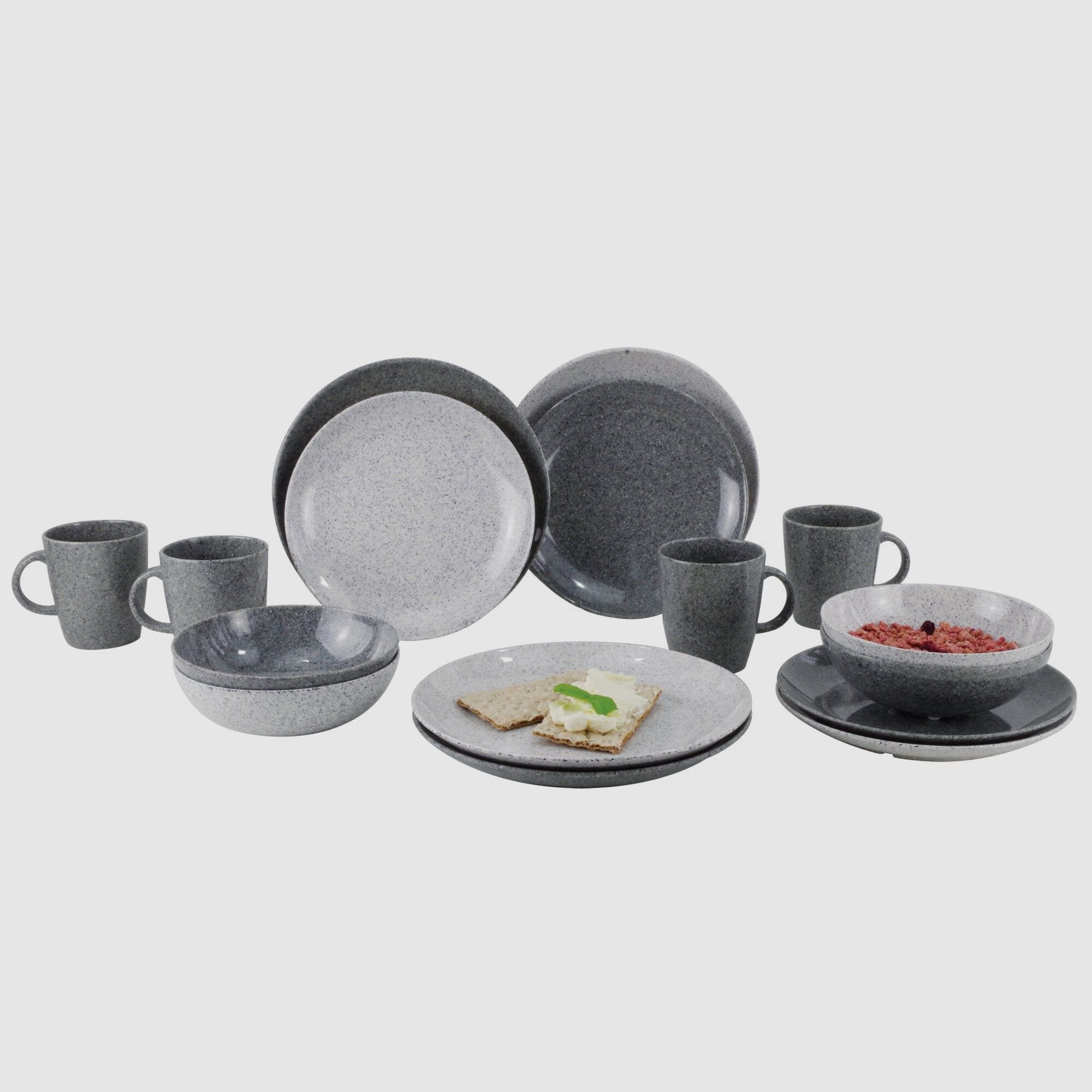 Set da tavola Solid Line, blu, immagine 9 di 18
