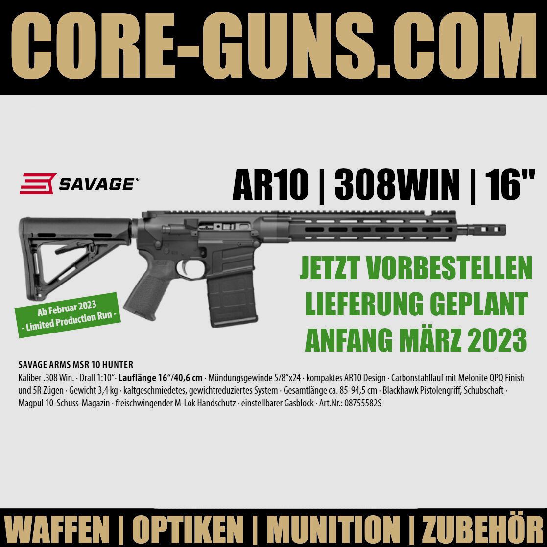 Savage Arms MSR10 Hunter Savage MSR10 16" AR10, Kaliber 308Win. - JETZT VOR	 MSR10 MSR 10 in 16"