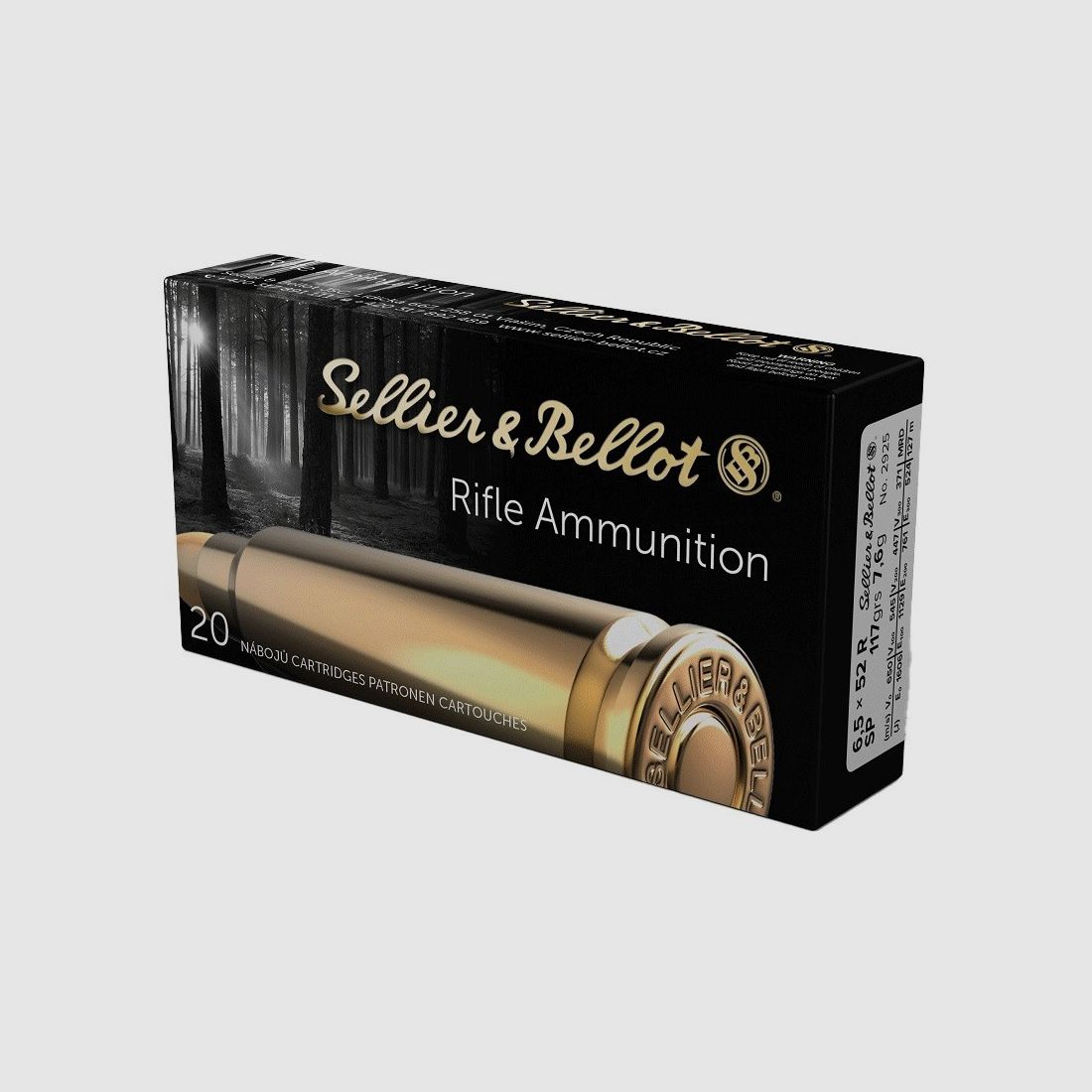 6.5x52r Sellier & Bellot FMJ (boîte de 20)