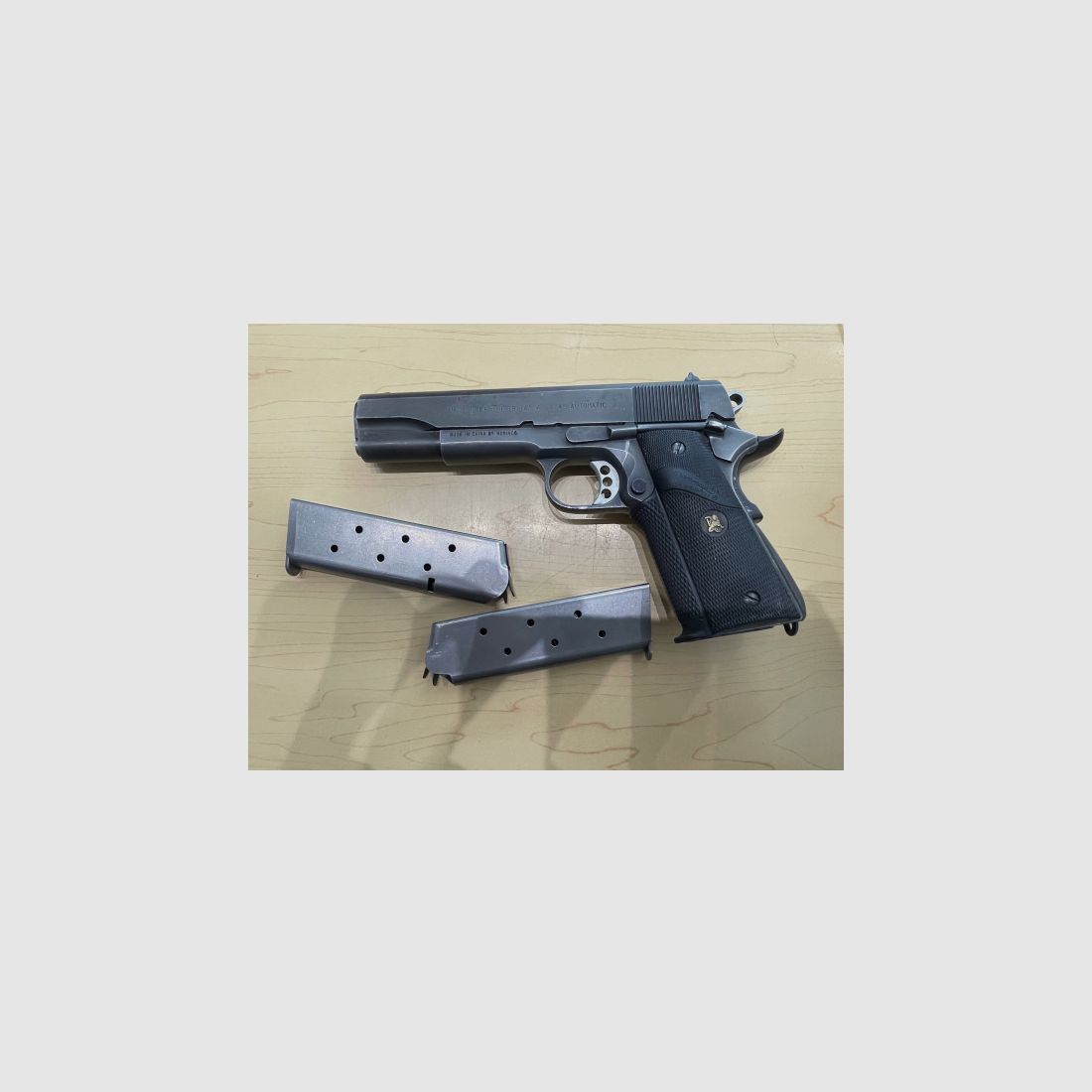 NORINCO 1911 A1 MIT 2 MAGAZINEN - TRIGGERSTOP - ANTIQUE FINISH - .45 AUTO