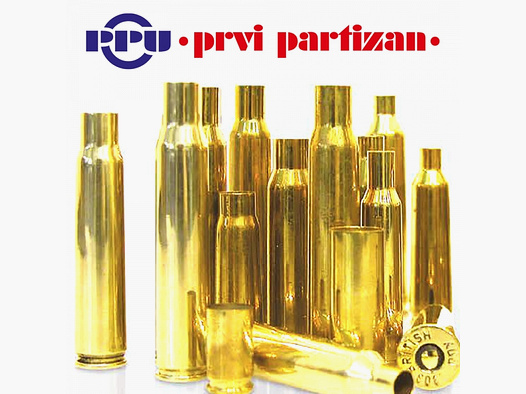 50 Stück > NEUE PPU / PrviPartizan Kurzwaffenhülsen 7,62 Nagant Boxerzündung / Unprimed Brass #C470