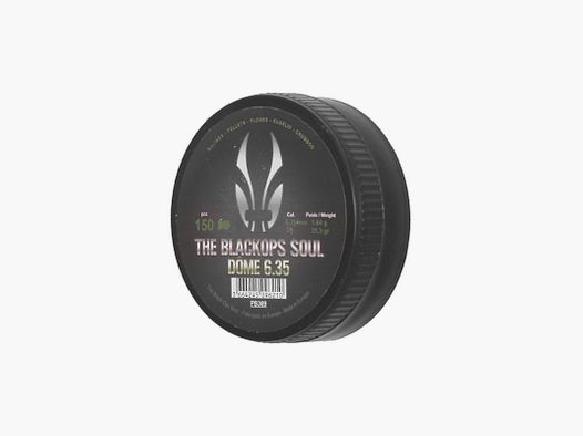 Plombs Dômés calibre 6.35mm Black Ops par 150