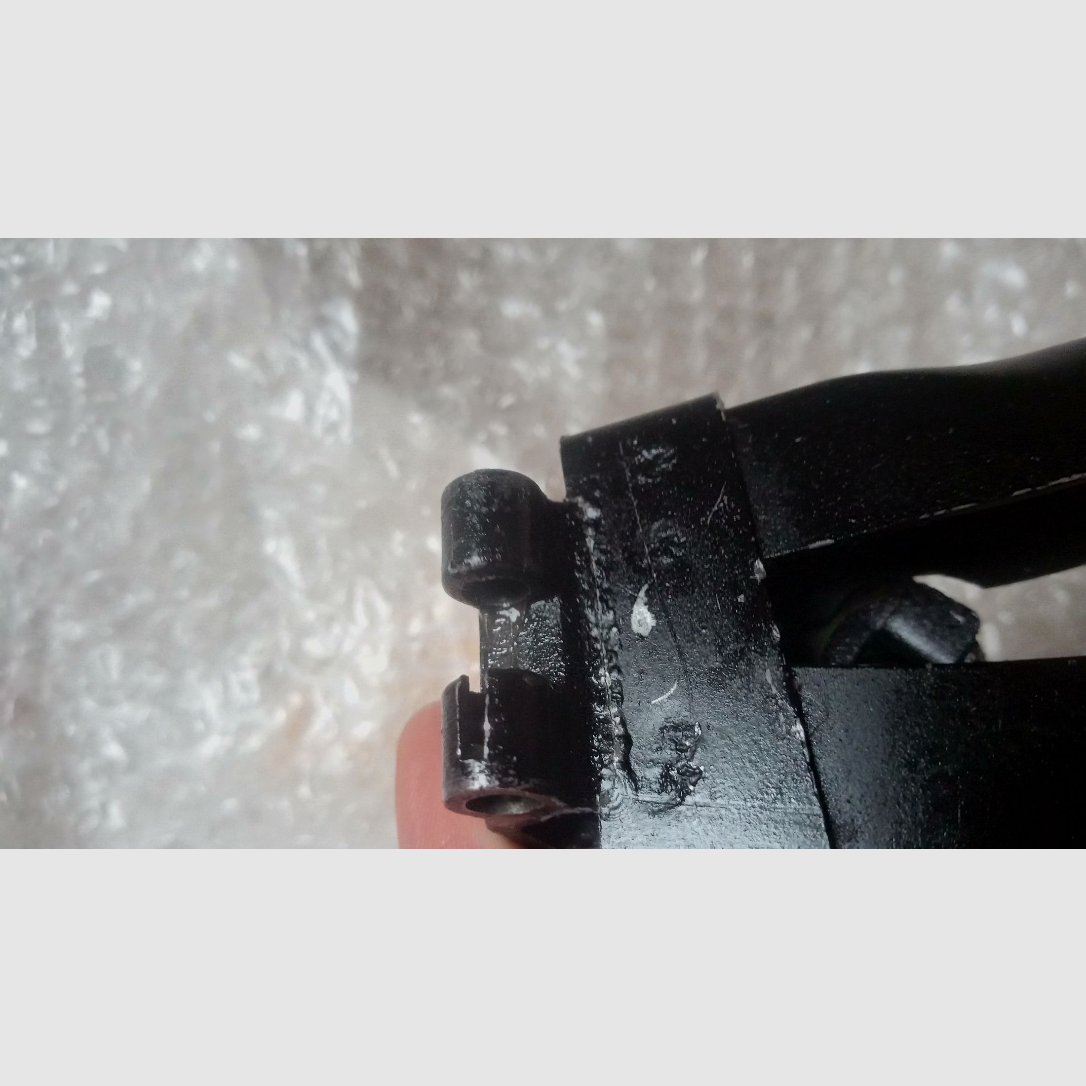 Russian 5.5 mm AKS-74 AKS-74u skeleton stock / AK Krinkov folding stock presumably Tula (damaged)