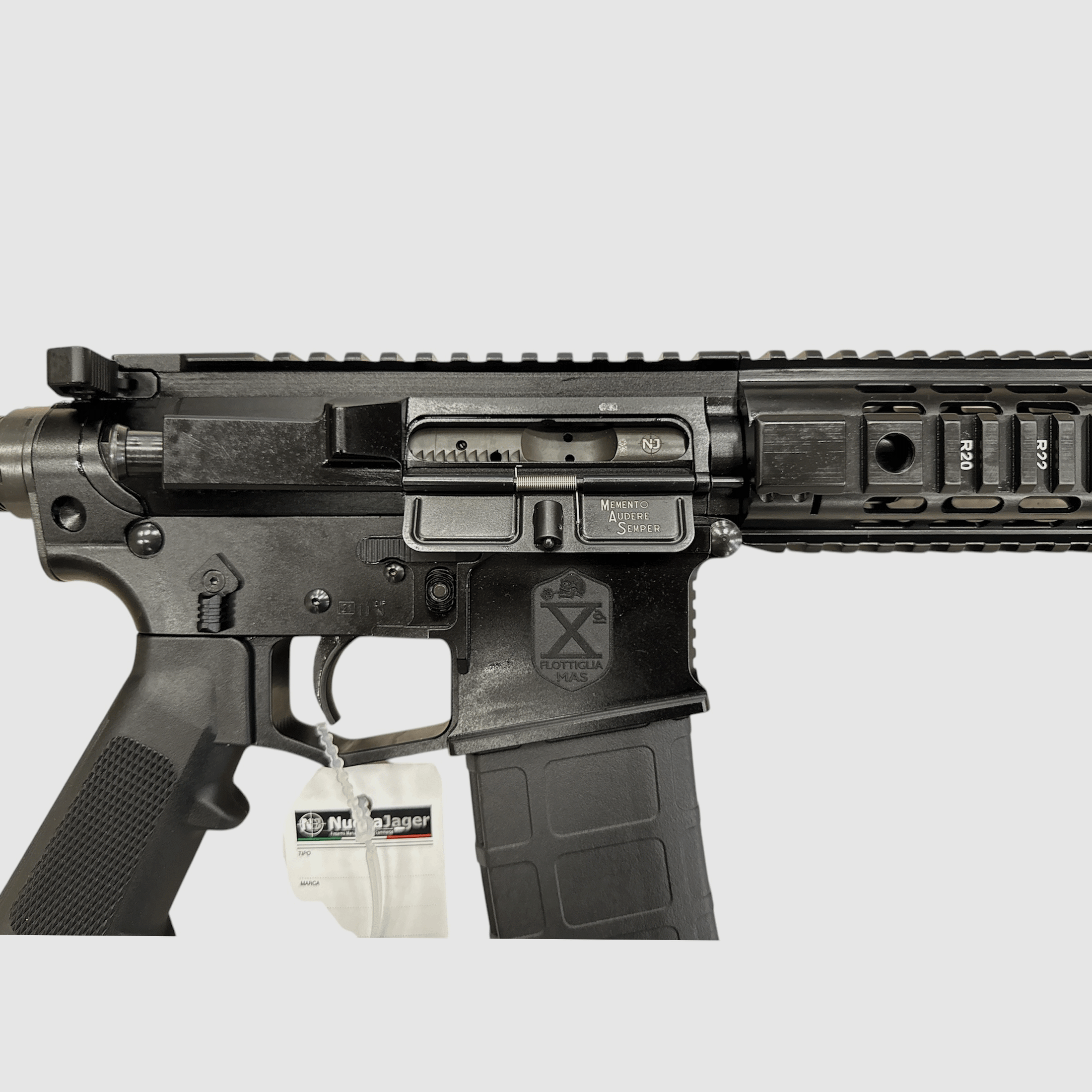 RIFLE – NEW JAGER AR15 Xª MAS 12" cal. 223 Rem (DIRECT GAS OPERATION), image 2 of 4