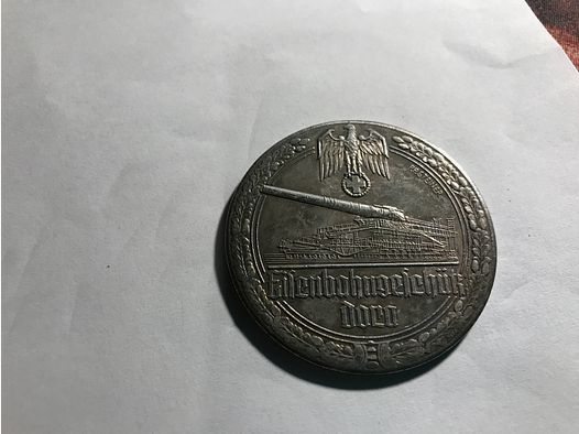 Medaille 2. Weltkrieg, Eisenbahngeschütz Dora