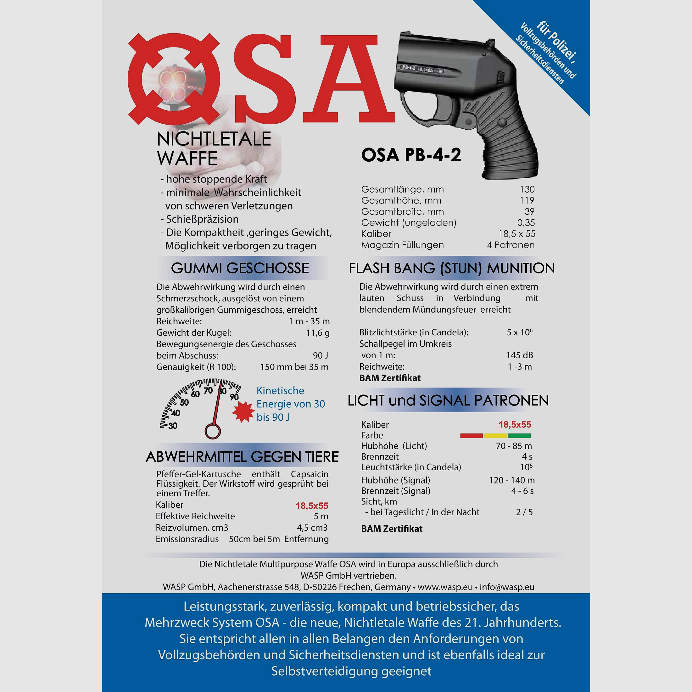 OSA PISTOL PB 4-2