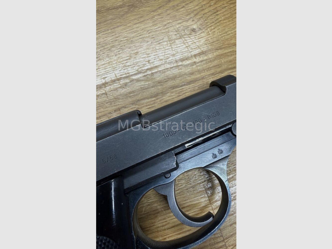 Walther P1 ex Bundeswehr Depobestand mit Depo Tüte inkl. 1x Magazin P38 halbautom. Pistole 9mmLuger P 38 / mit Depotverpackung Ex Bw Depotbestand, Bild 5 von 10
