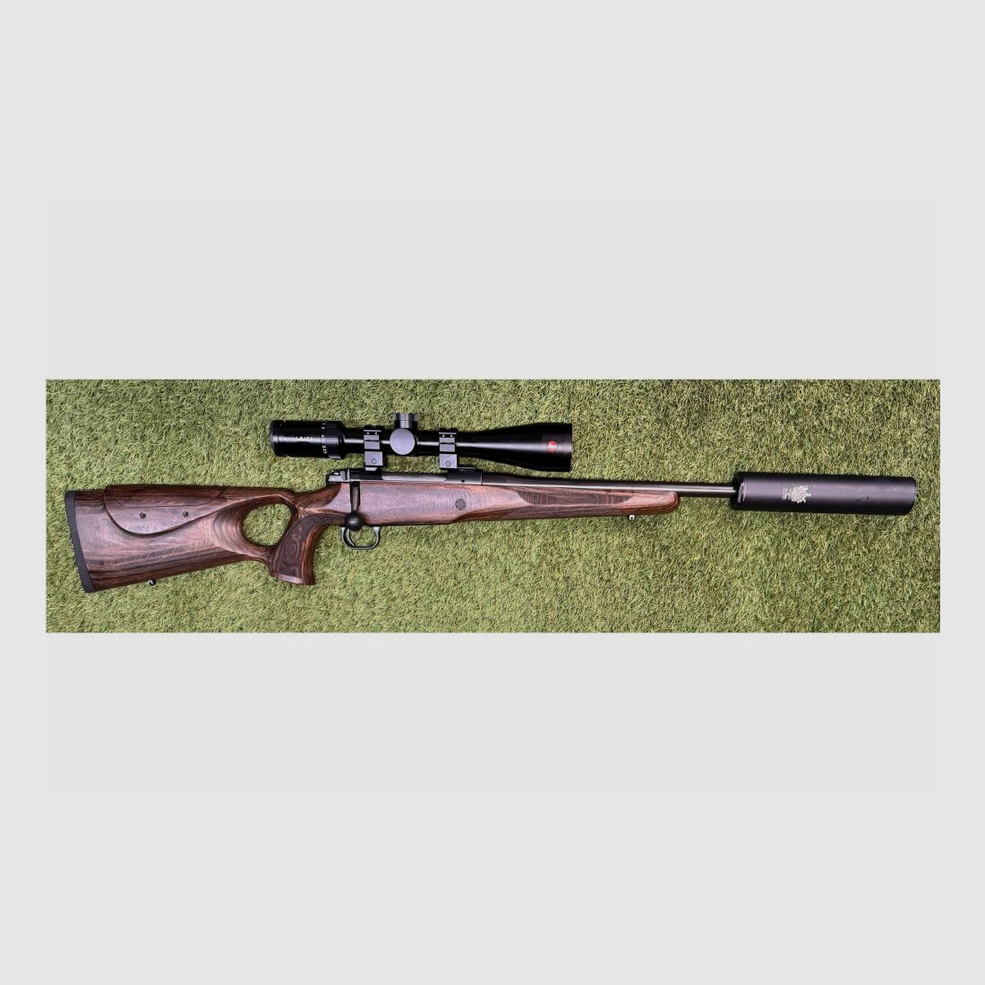 Mauser 12 Max pacchetto completo con Leica Amplus 2,5-15x50 .308Win
