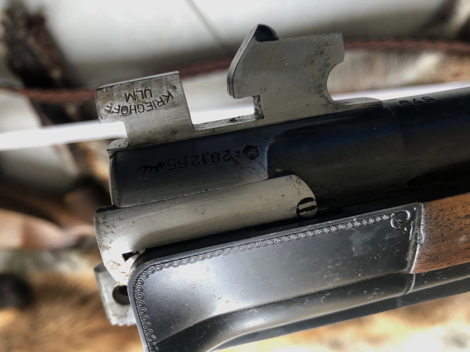 BBF Krieghoff ALB 7x57R 16/70 mit Schrot Wechsellauf 16/70