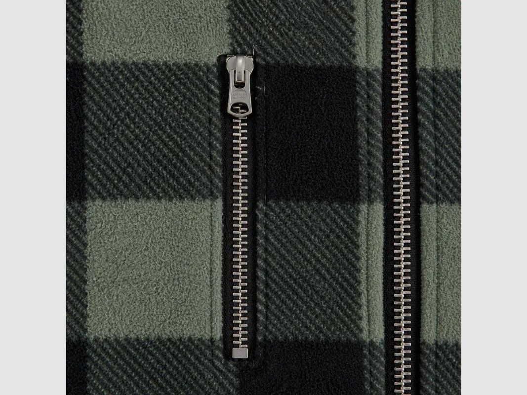 Grüne Herren Steppfleecejacke LMA® - Lange Ärmel - 390 g/m², Bild 10 von 14