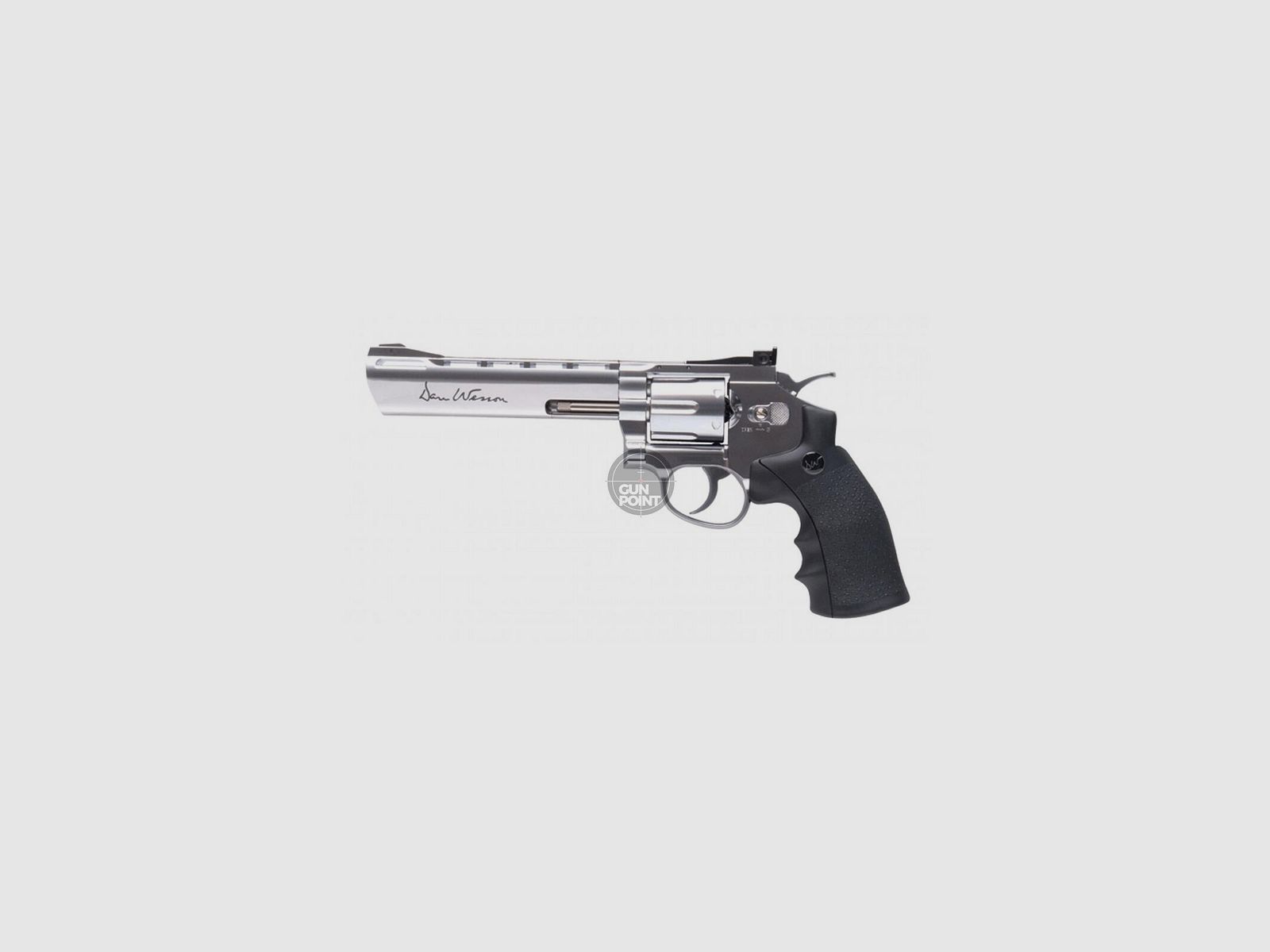 Luftpistole - Dan Wesson 6" Co2-System NBB Silber - Kal. 4,5 mm