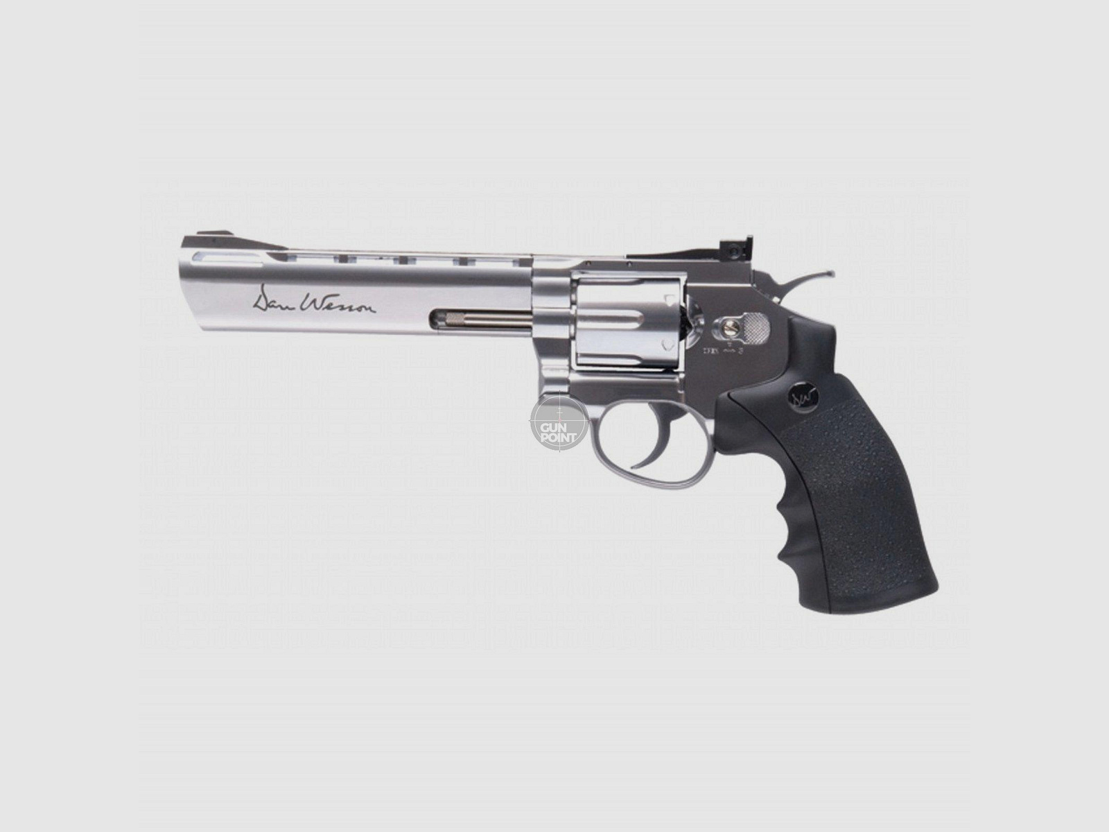 Luftpistole - Dan Wesson 6" Co2-System NBB Silber - Kal. 4,5 mm
