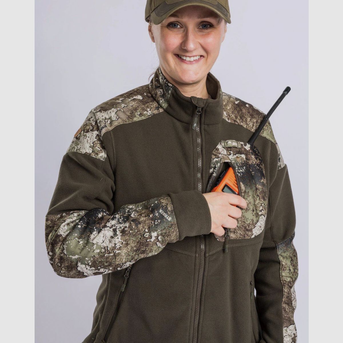 PINEWOOD Smaland Jagd Camou Damen Fleecejacke