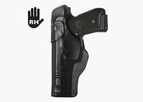 Beretta Mod. 01 per Serie 92/96, fondina in pelle per destri, nera, E01114