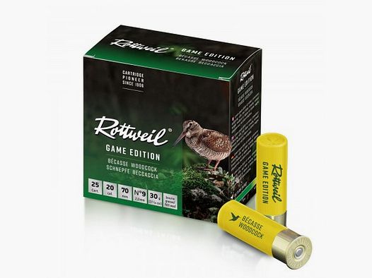 ROTTWEIL cartucce GAME EDITION BECCACCIA cal.20 gr.30 pb.9