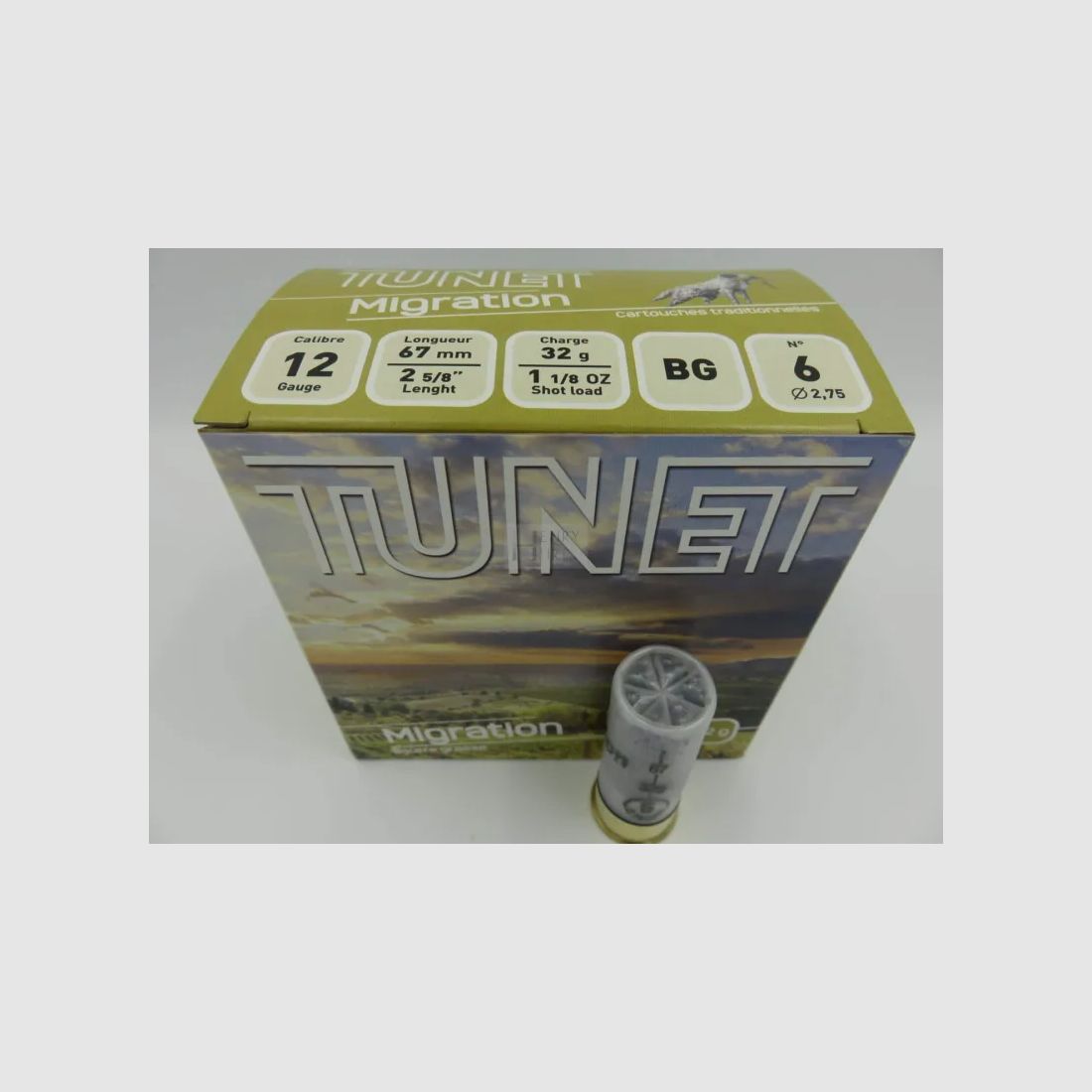 TUNET MIGRATION Kal. 12 N-6 BG 32g X25, Bild 1 von 2