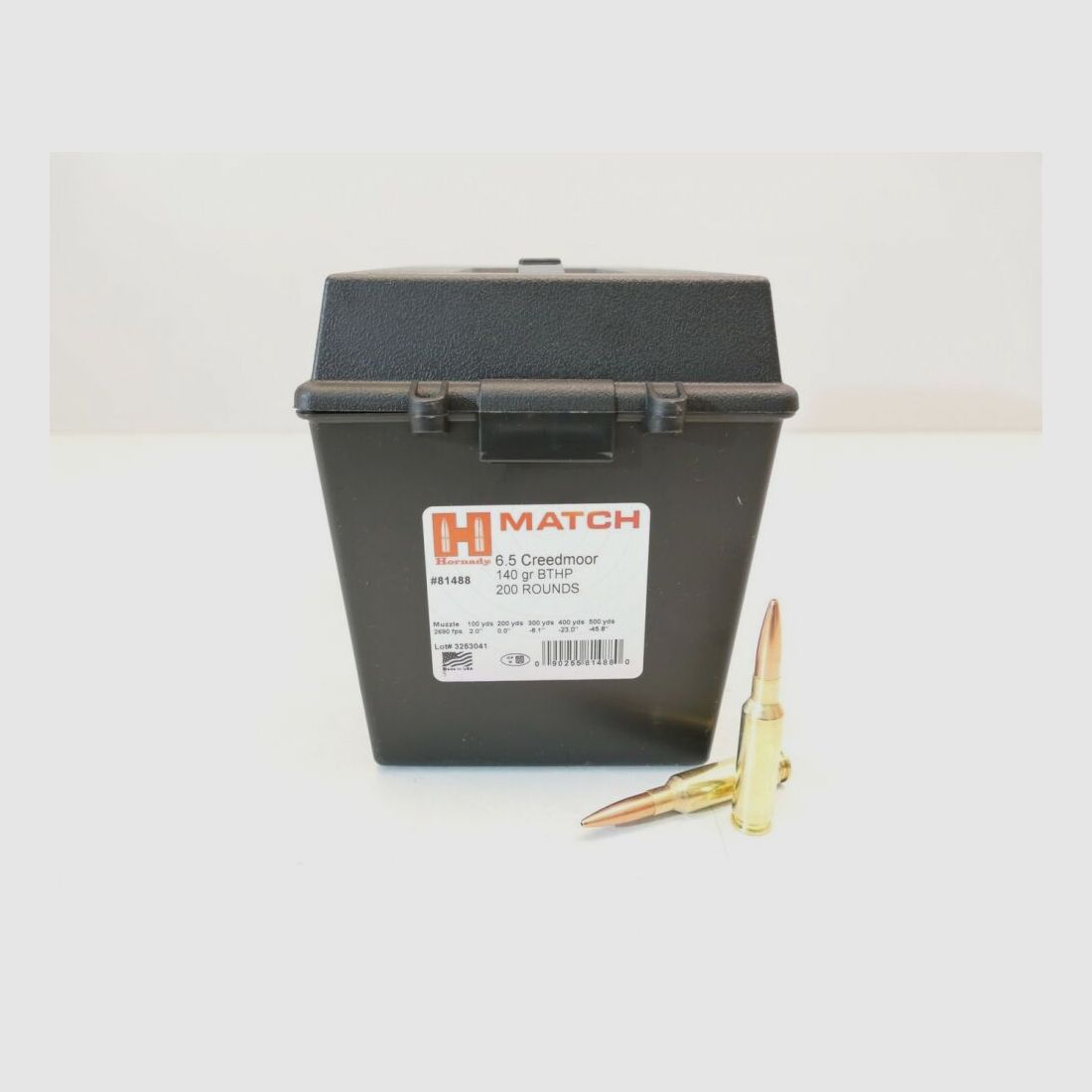 Hornady BTHP 9,1g/140grs à200 6,5 Creedmoor