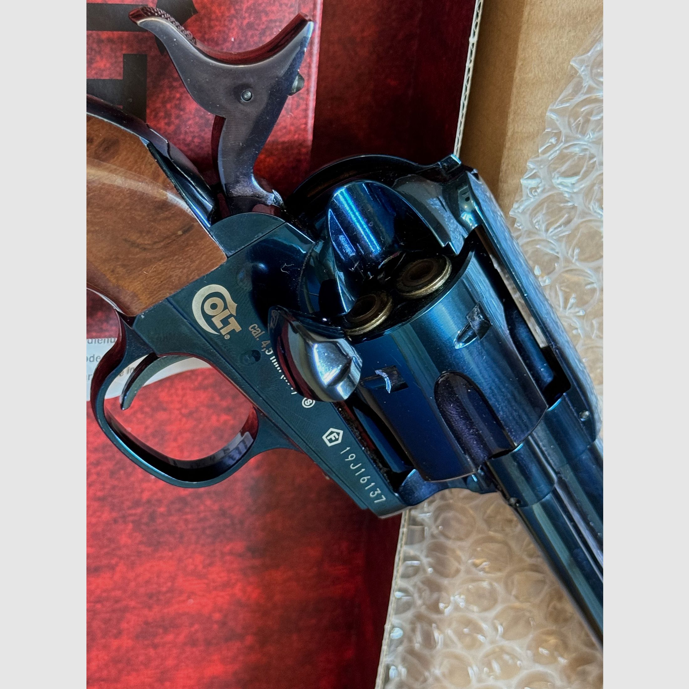 SAA Colt Revolver 4.5mm CO2 single action army air pistol