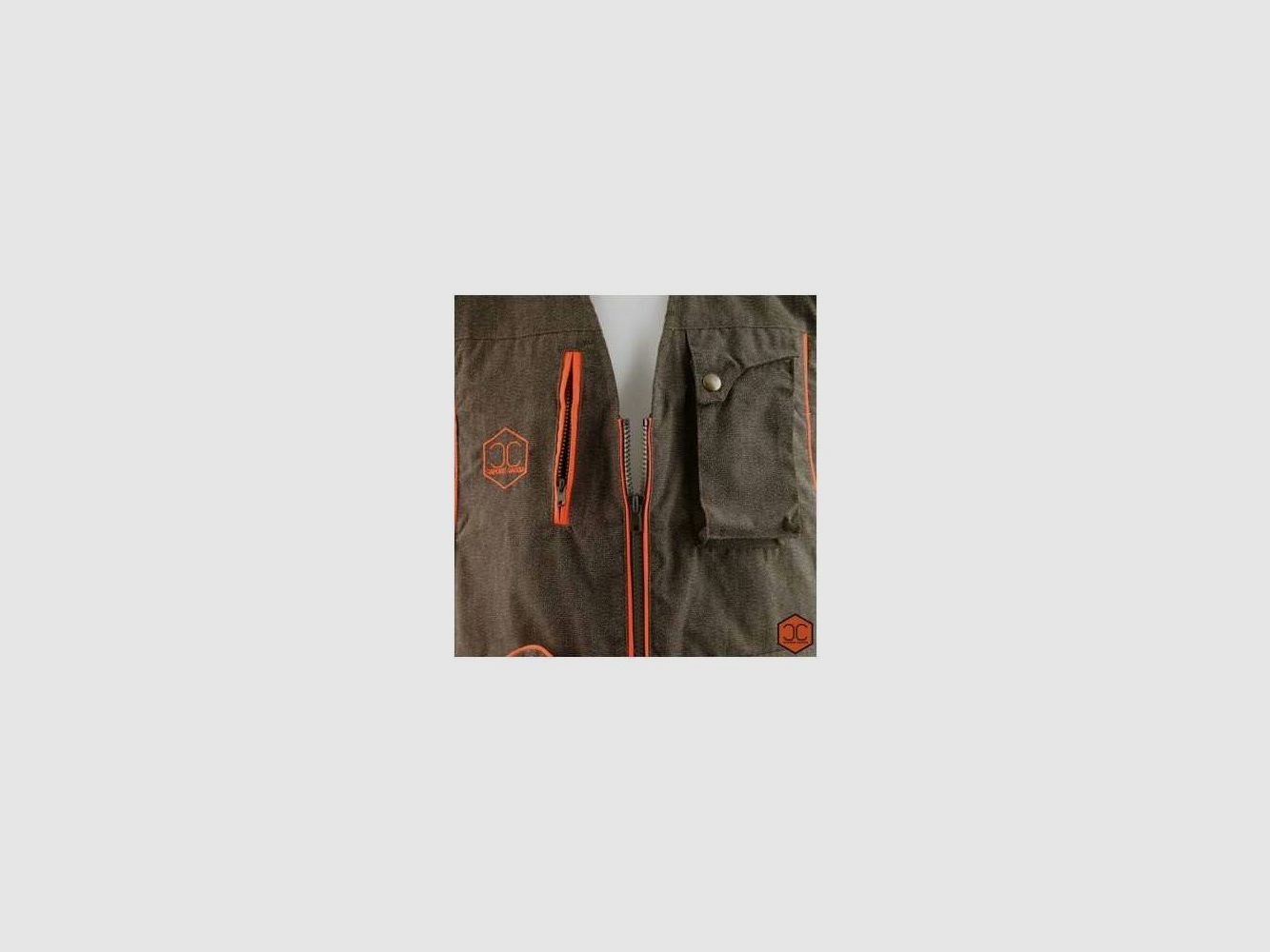 GILET KAMIKAZE ORANGE Capone Caccia, image 3 sur 5