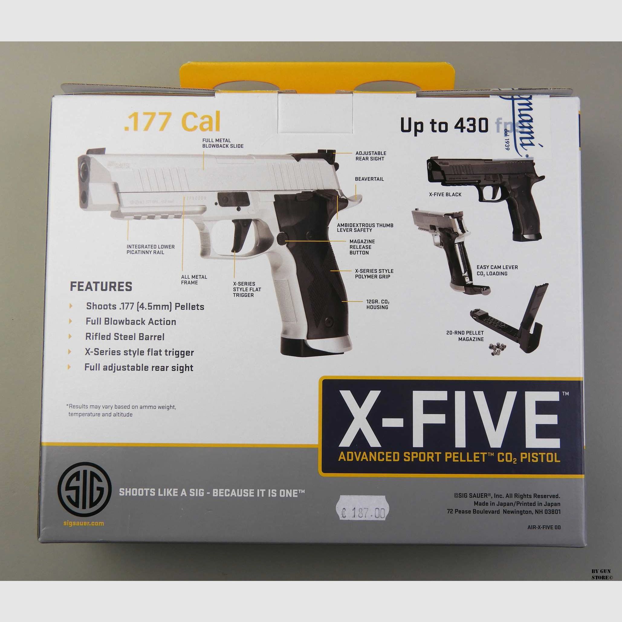 Pistole SIG SAUER AIR X-FIVE CO2, Bild 3 von 4