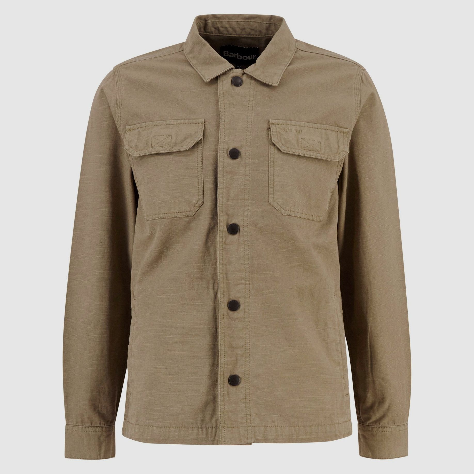 Barbour Draftmen Overshirt Olive Heren XL