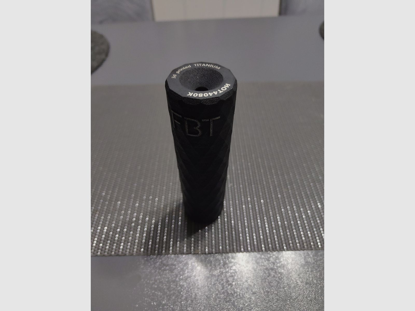 FBT INCA HOT 44Ti, Schalldämpfer Titan 3D-Druck