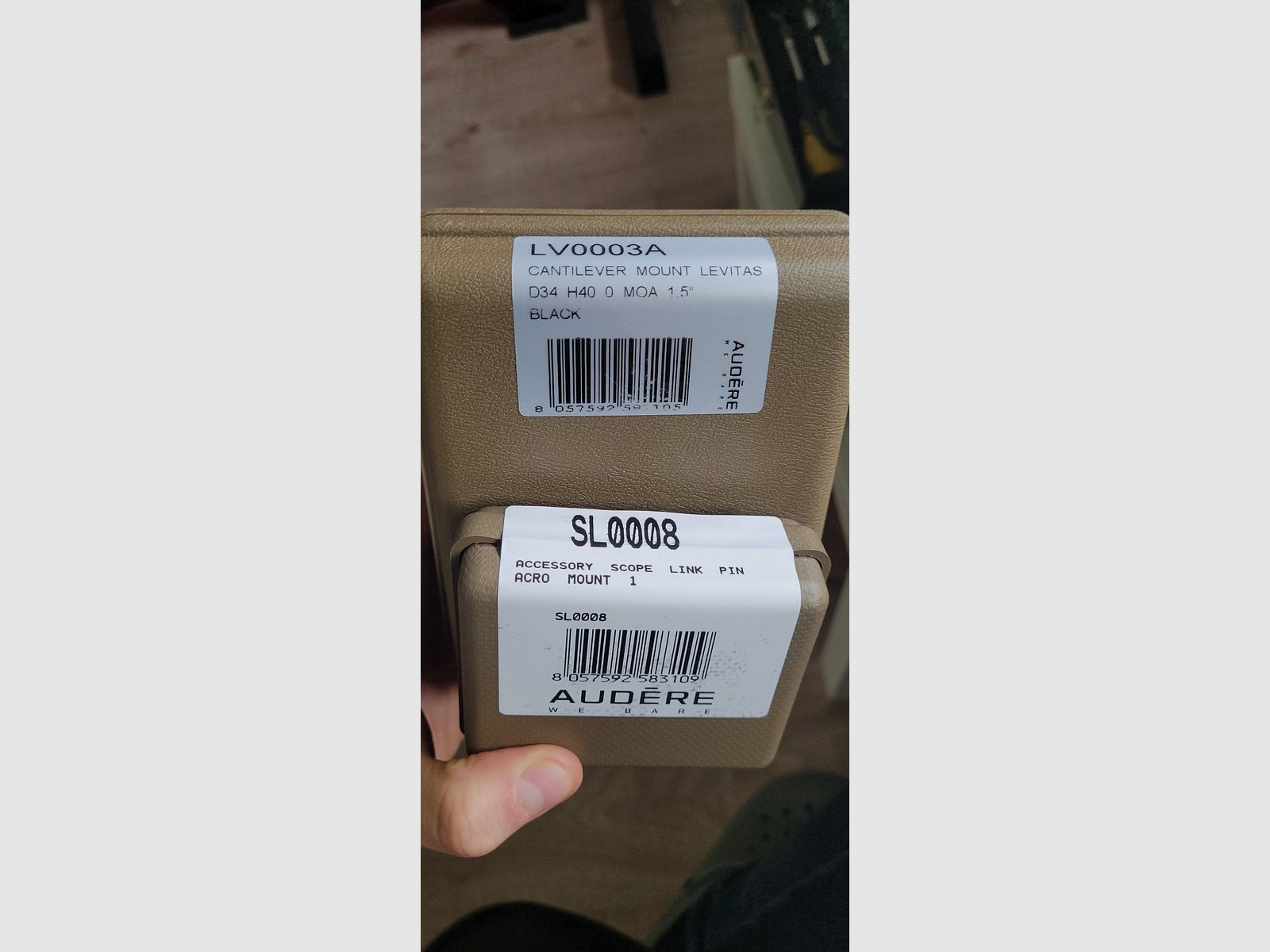 Audere Levitas Montage 0MOA 34mm + Scopelink ACRO