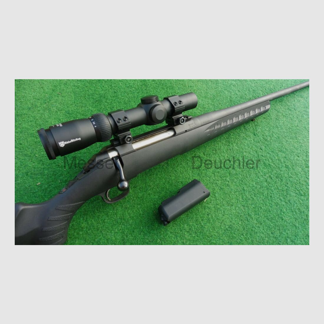 Ruger Amerikan Rifle mit Drückjagdzielfernrohr fertig montiert