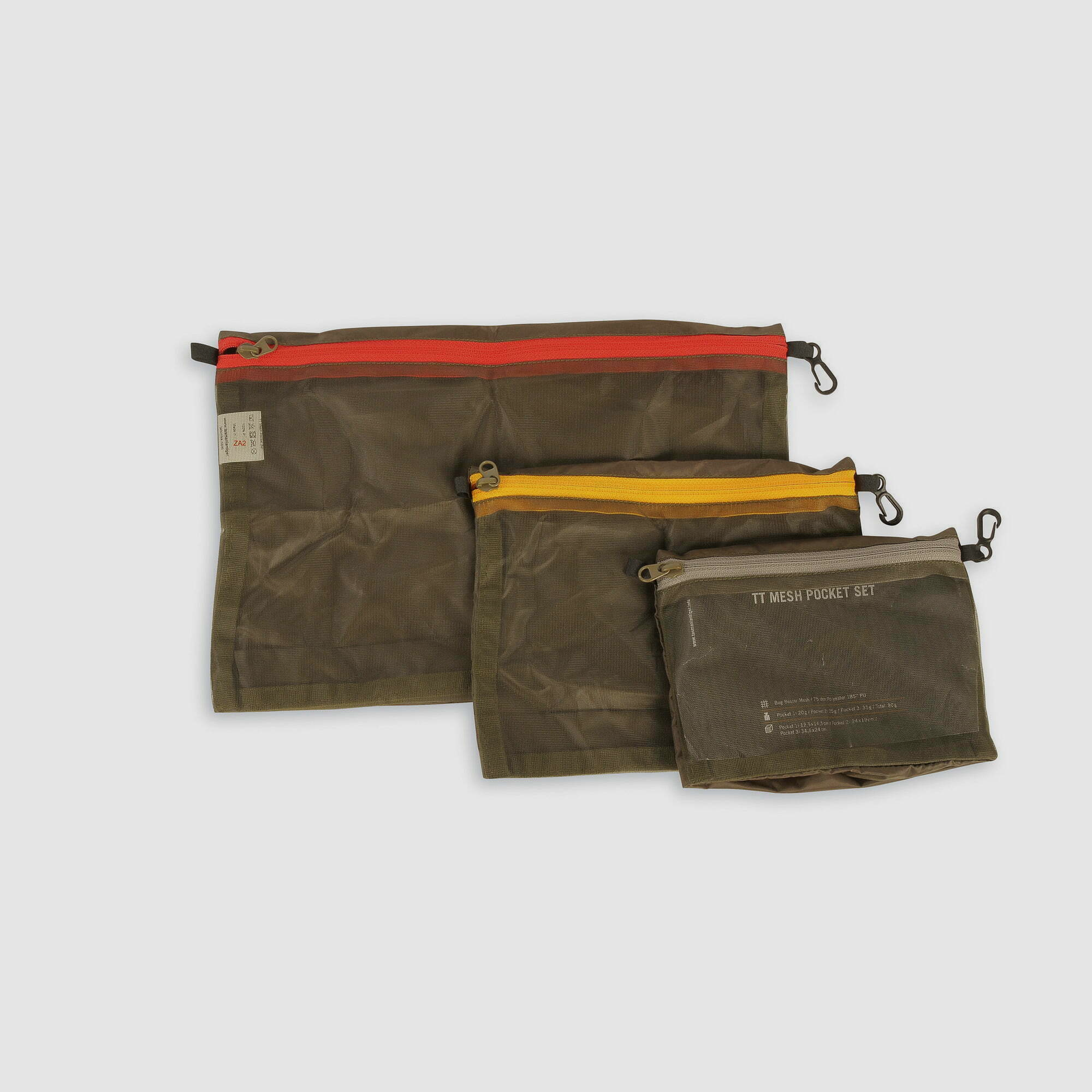 TASMANIAN TIGER Mesh-Taschenset Olive Uni 7632.331, Bild 3 von 3