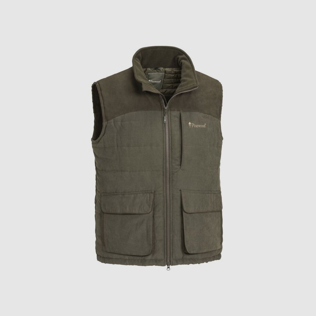 Pinewood Herren Weste Abisko Suede Brown
