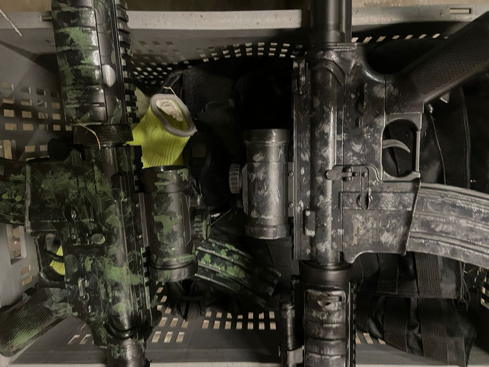 M4 AEG Softair 0.5J GSG Sport-Serie camouflage jungle vert ensemble complet