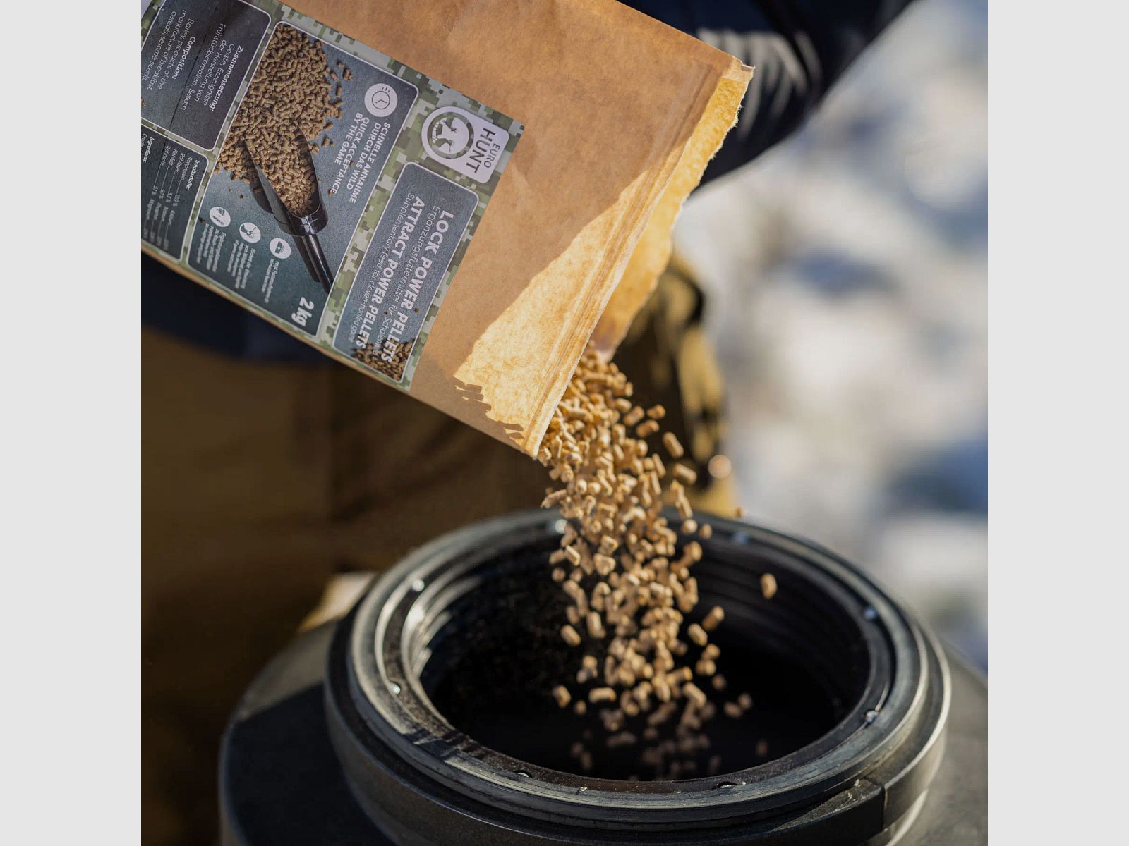 Eurohunt tamburo per alimentazione