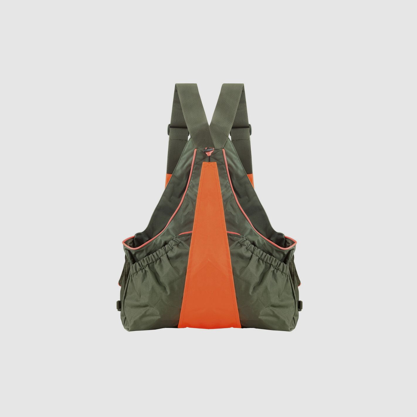 Riserva - Technisches Tragesystem-Gilet aus Ripstop-Cordura in Grün und Orange, Bild 2 von 2