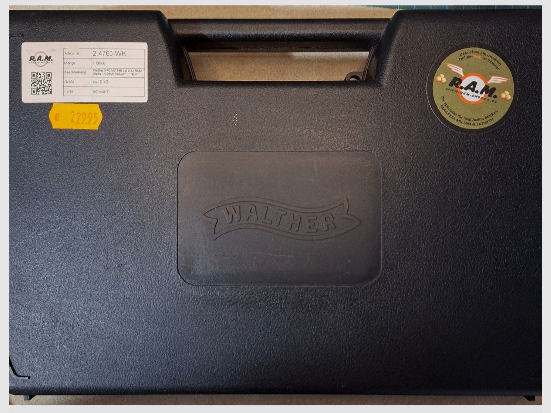 Walther PPQ RAM cal. 43, as new, collection liquidation