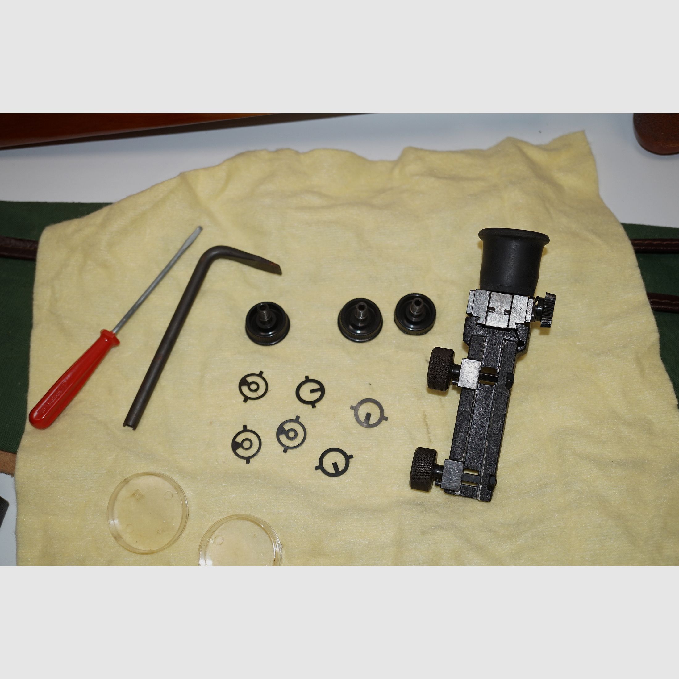 Haenel Mod. 312 side lever air rifle 4.5 mm diabolo with diopter 312