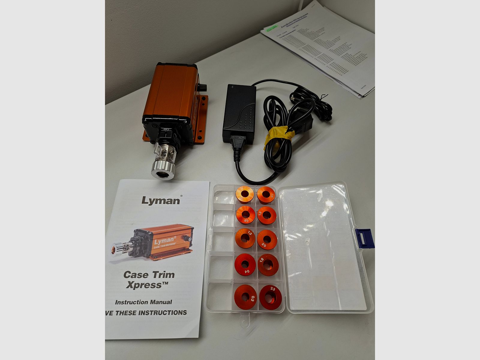 Lyman Brass Smith Case Trim Express Hülsentrimmer Garantie