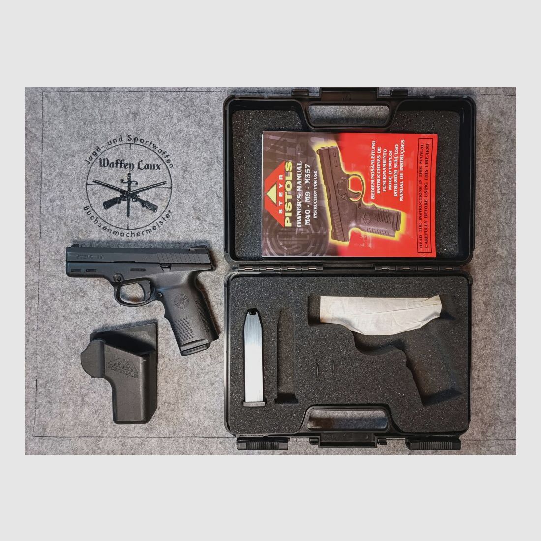 Steyr Mannlicher Modell M9 im Sammlerzustand mit Zubehör