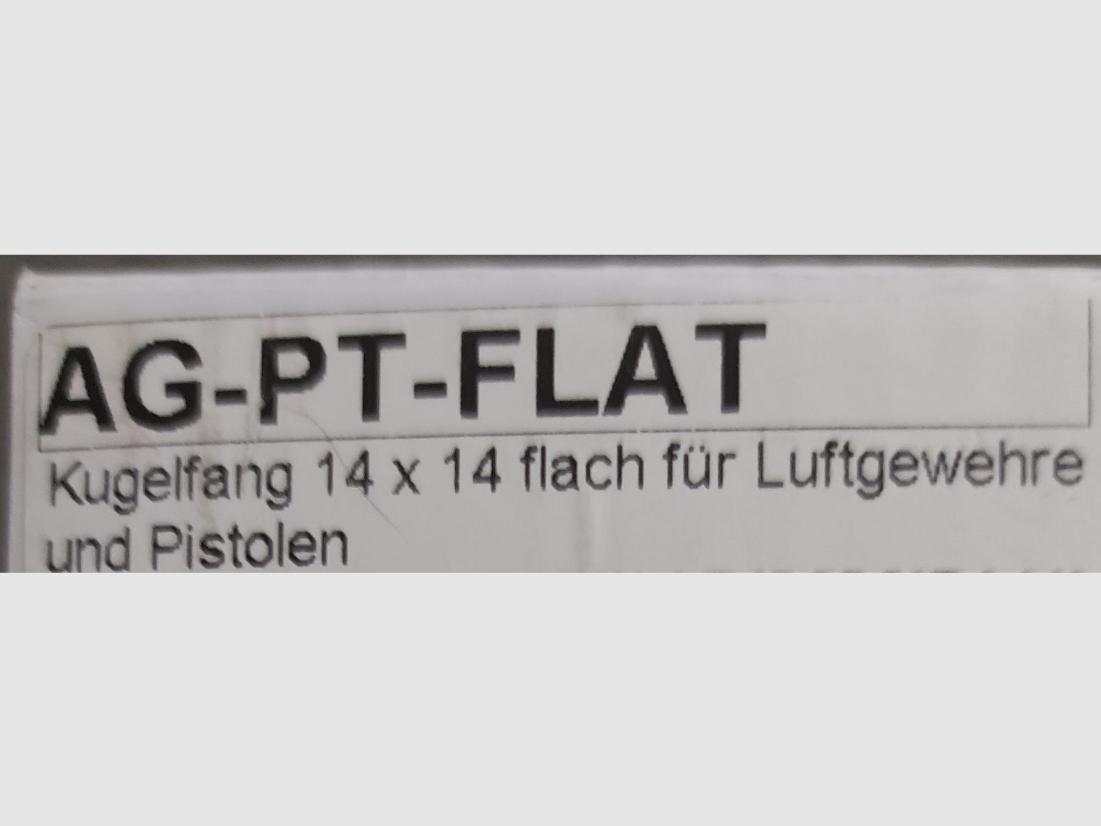 Shooting box bullet trap 14x14 new original packaging